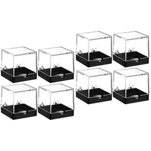 2 Count Specimen Display Box Natural Crystal Rock Collection Storage Container - Picture 1 of 12