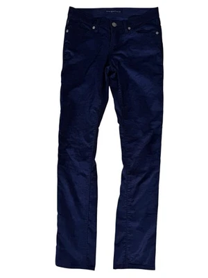 Rock & Republic Navy Blue Mid-Rise Berlin Skinny Corduroy Pants Women's Size 8M - Image 1 of 4