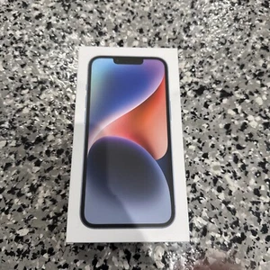 BOX ONLY Apple iPhone 14 Blue 128GB Box Only  #71 - Picture 1 of 3