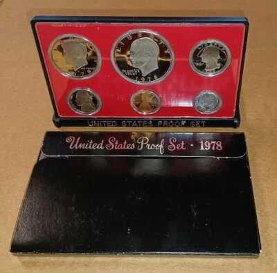 1978 Clad US Proof 6 Coin Set w/ OGP - Image 1 of 3