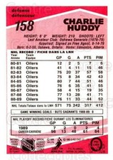 1989-90 O-Pee-Chee Tembec Test #158 Charlie Huddy
