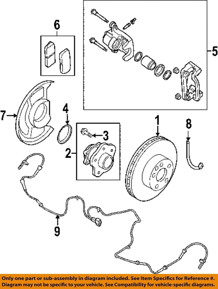 NISSAN OEM 07-18 Altima,Sentra Rear Suspension Brake Components-Rotor 43206JA00A - Image 1 of 1