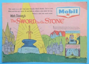 Walt Disney’s The SWORD in the STONE promotional comic #19 MOBIL Oil Australia - Picture 1 of 4