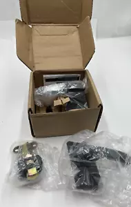 EMTEK Assa Abloy Door Lever Passage Handle Flat Black 5112 Geneva PICTURED ITEM - Picture 1 of 6