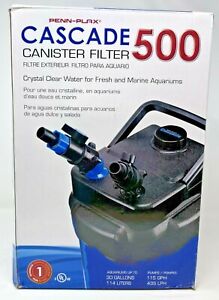 Penn Plax Cascade 500 Canister Aquarium Filter up to 30 Gallons NEW (ca4)