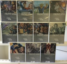 Frontline Civil War (2006) Complete Set 1-11 VF/NM Marvel Comic Run Lot Rare HTF