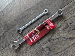 Lot of 2 Small Combination Wrench Tools: WILLIAMS Superrench 3/16" & HUSKY 1/4" - Picture 1 of 7