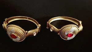 Juego de brazalete ajustable Churi Kada de Bollywood de alta calidad para boda novia india - Imagen 1 de 5