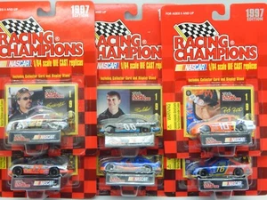6 - Racing Champions NASCAR 1997 edition Stock Car Diecast race cars (RTC1885) - Picture 1 of 8