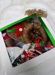 100% Eco Friendly Christmas Tree Decoration Items 6Pcs Outdoor Indoor Decoration - Picture 1 of 6