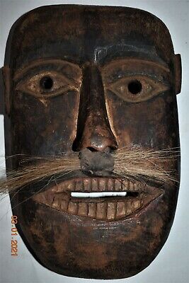 ORIG $749 NEPAL Middle Hills SHAMAN MASK, Hair 14IN PROV • 143.99£
