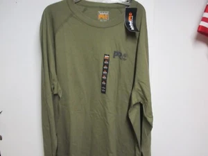 TIMBERLAND MENS (LONG SLEEVE) PRO WORK SHIRT (3XL) NWT OLIVE COLOR MID WEIGHT $$ - Imagen 1 de 8