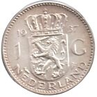 1957 Netherlands Silver 1 Gulden KM# 184 world coin Ships FAST + Free Bonus Coin