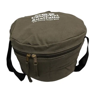 CAMPEZI Heavy Duty Cotton Canvas Camp Oven Carry Bag 9 Quart - Picture 1 of 4
