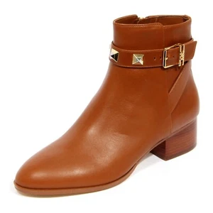 H2552 tronchetto donna MICHAEL KORS BRITTON woman ankle boots brown - Picture 1 of 4