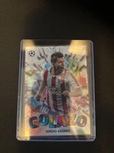 2024-25 Topps Chrome UEFA Club Competitions Sergio Aguero Golazo - Picture 1 of 2