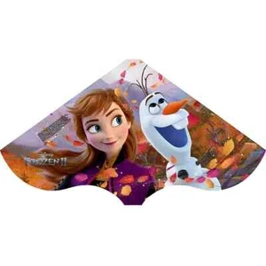 Frozen Anna & Olaf Kite 30-Inch Wide with Handle Line & SkyTails SkyDelta - Picture 1 of 9