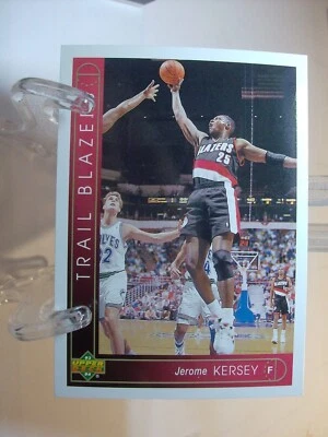 1993-94 Upper Deck Basketball #288 - Jerome Kersey Portland Trail Blazers 93-410 - Image 1 of 2