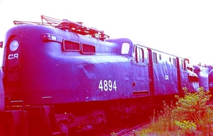 ORIGINAL KODACHROME SLIDE CONRAIL GG-1 #4894 WILMINGTON, DE JULY 1978 - Picture 1 of 1