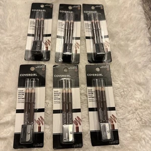 Lot of 6 CoverGirl Easy Breezy Brow Fill + Define Pencils ~ #510 - Soft Brown - Picture 1 of 1