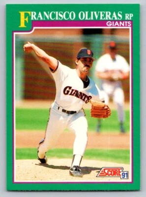 1991 Score - Francisco Oliveras #635 - Image 1 of 2