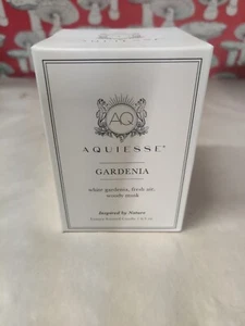 Aquiesse GARDENIA Soy Wax Candle 6.5 oz Burns for 45 hours NEW - Picture 1 of 2