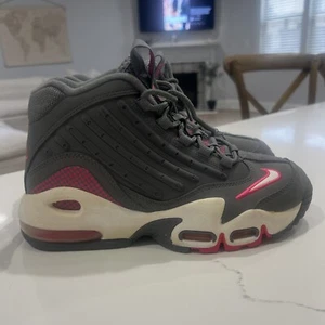 NIKE AIR GRIFFEY MAX 2 WOLF GREY/ PINK/WHITE (GS) GIRLS SIZE 5.5Y 443957-006 A5 - Picture 1 of 9