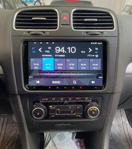 32G For VW Golf MK5 MK6 GTI R32 9" Car Stereo Radio Android 13 GPS BT Head Unit - Picture 1 of 22