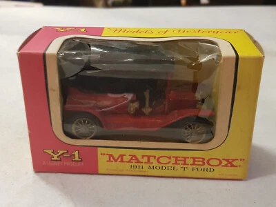 Matchbox Models of Yesteryear: Y-1 Model T Ford 1911 rot OVP - Bild 1 von 3