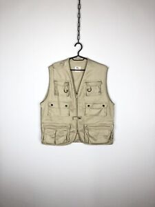 Vintage Multipocket American Basic Vest Streetwear size S