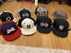 new era 59fifty hats Lot 8 Hats Sz 7 3/4 7 7/8 & 8 Vintage Very Used Need Clean