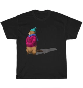 GroundHog Day Shadow Ground Hog Woodchuck Animal Lover T-Shirt Unisex Tee Gift - Picture 1 of 4