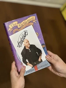 The Alchemist Paulo Coelho 1st Ed. 1st Print OG DJ & Photo Signed 1993 - Picture 1 of 12