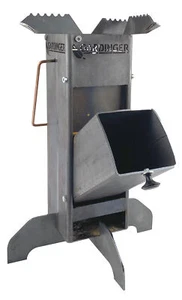 Rocket Stove Mini Raketenofen Campingkocher Holzofen - aus 3 mm Stahlblech - Bild 1 von 12