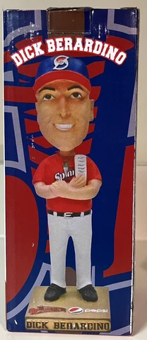 Rare DICK BERARDINO Lowell Spinners Bobblehead Season Ticket Holder Exclusive Cover