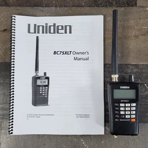 Uniden Bearcat BC75XLT Handheld Scanner + Manual TESTED - Zdjęcie 1 z 16