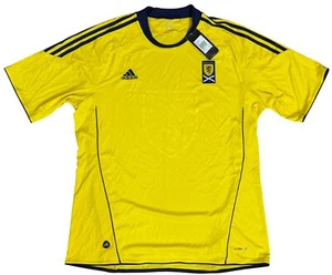 NWT Scotland 2XL Soccer Futbol Jersey 2011 2012 Away Yellow Shirt U40514 - Picture 1 of 9