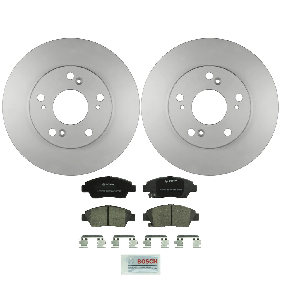 Bosch 2 rotores ventilados delanteros 262 mm y kit de pastillas de freno de disco de cerámica para Honda CR-Z Foto 1 de 1