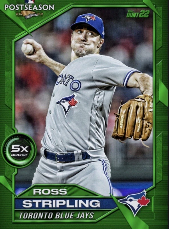 [DIGITAL CARD] Topps Bunt - Ross Stripling - Postseason Base 22 S1 - Green - Image 1 of 1