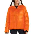 NEW Koolaburra by UGG Jacket Coat Sherpa Puffer Womens Size SMALL Orange Quilted