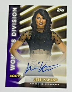 2021 Topps WWE NXT Women's Division #A-JK Jessi Kamea 9/99 Signed Card - Picture 1 of 8