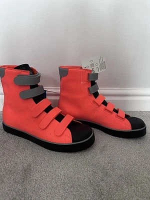 Incredibilmente rare Adidas Stan Smith Safety Hi, taglia 11,5 UK - Immagine 1 di 4