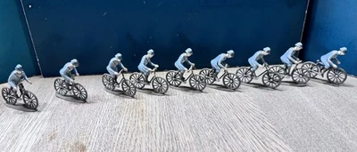 Mignot: Infantería francesa en bicicleta, c1917, posguerra c1950.  Sin caja. Foto 1 de 4