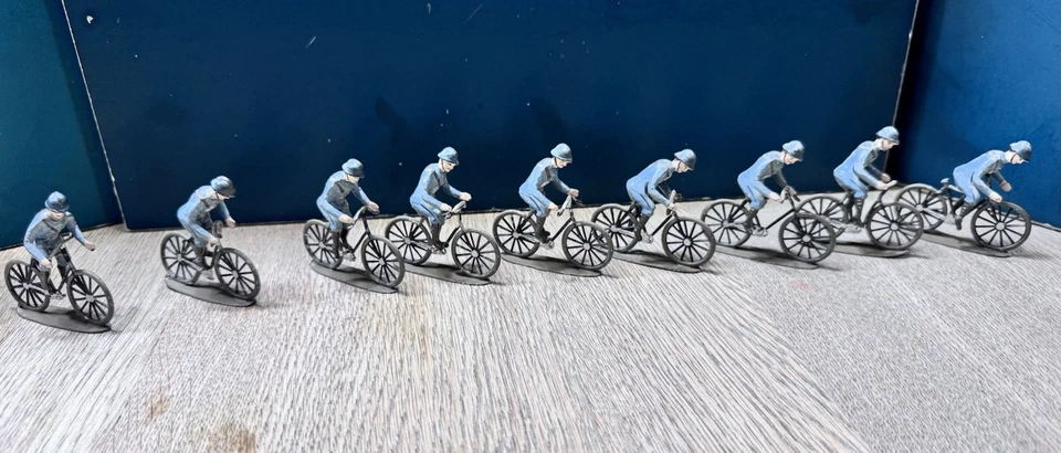 Mignot: Infantería francesa en bicicleta, c1917, posguerra c1950.  Sin caja. Foto 1 de 4