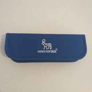 Novopen Nordisk Insulin Pen Blue Travel Case Fits 2 Pens - Bild 1 von 5