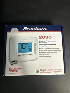 Termostato programable Braeburn 2030 1H/1C con pantalla de 4,4 pulgadas - Imagen 1 de 2