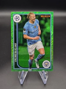Topps Merlin Chrome 2023-24 - Erling Haaland Manchester City - Parallel /399 - Bild 1 von 2