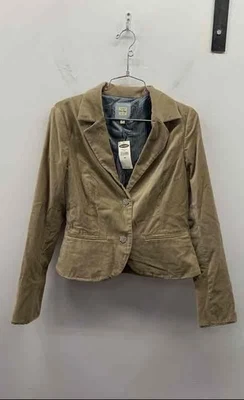 Chaqueta Blazer Antigua Azul Marino Nueva Con Etiquetas Para Mujer De Colección Y2K Tostada Pana Talla M Foto 1 de 4