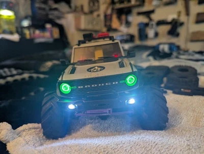 Axial SCX24 Bronco RTR Multiple Upgrades ( Used) Working,No Controller  - Image 1 of 4