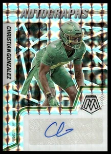2023 Panini Mosaic Draft Picks #AM-CGO Christian Gonzalez Autographs Mosaic - Picture 1 of 2